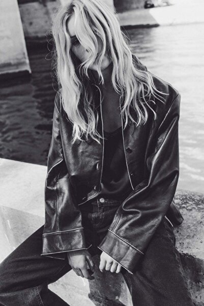 H&M سترة جلدية