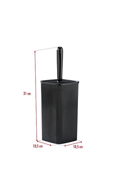 Marsilyan Wc Brush & Toilet Brush Black 2 Pieces Royaleks