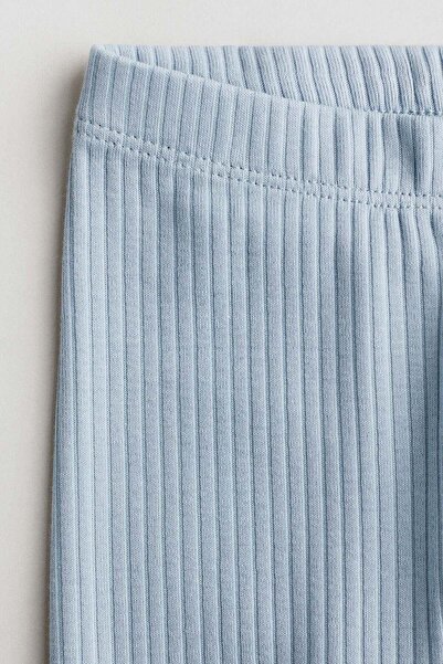 H&M Ribbed cotton leggings
