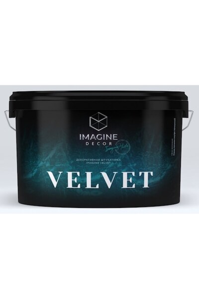 Imagine Decor Velvet Decorative Plaster, 5kg, Champagne Color, Velvet Effect, Kroinz