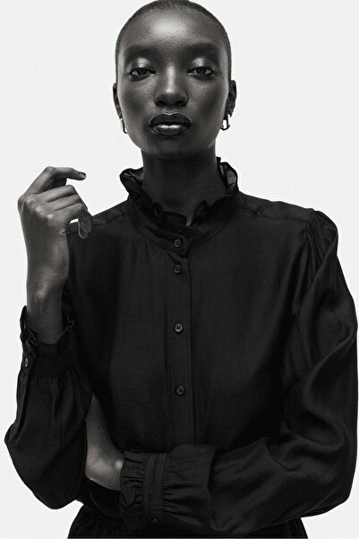 H&M Frill-collar blouse