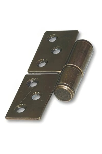 Sziferon Balama decorativă 62x30 mm, tablă de 1,5 mm pentru mobilă rustică, finisaj alamă antică