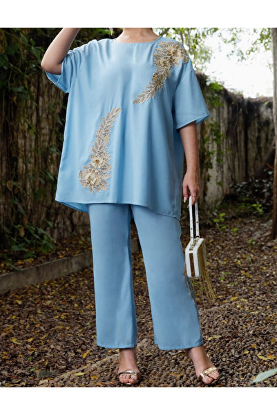 Sheya Compleu Shein Curve+, albastru