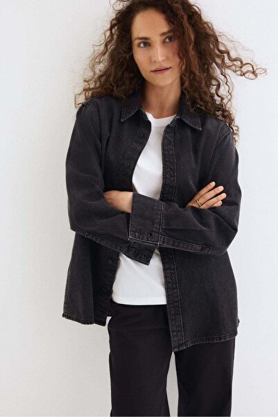 H&M MAMA Before & After Denim shirt