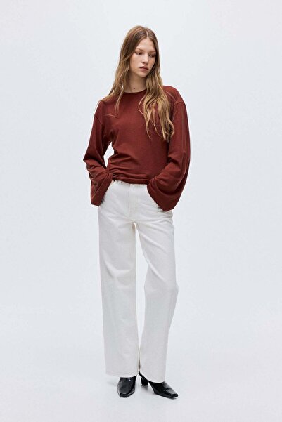 H&M قميص بأكمام طويلة