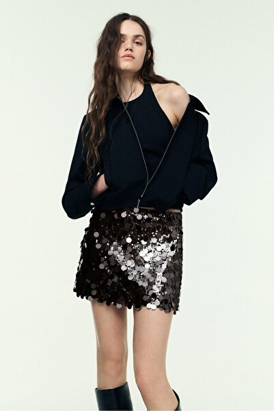 Pull & Bear Pullu mini etek