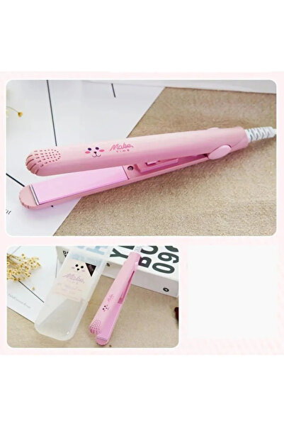 ABYZ Mini Pink Portable Hair Straightener Ceramic Ideal for Travel