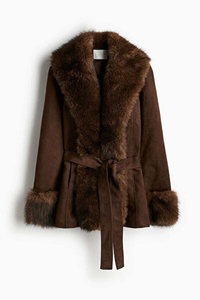 H&M معطف بحزام ربط