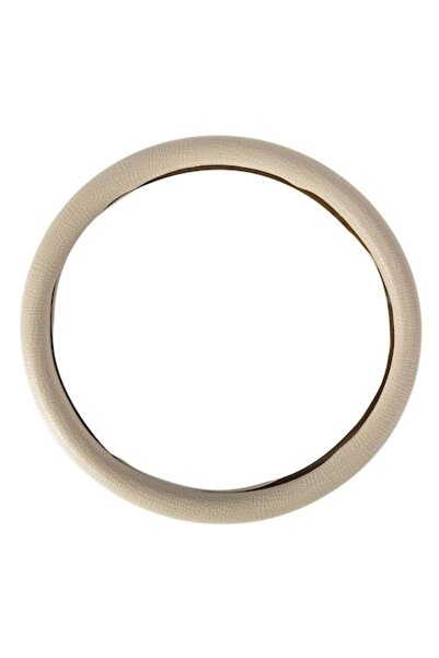 LUXER Husa Volan Universala din Silicon, Protectie si Confort Sporit, Diametru 33 - 40 cm, Beige