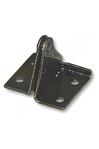 Sziferon Concealed rustic hinge 32x31 mm, 1.5 mm sheet metal, antique brass finish, vintage furniture