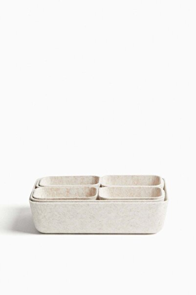 H&M 7-piece felted storage basket set