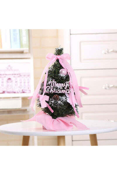 Sofia Store Brad artificial, 30cm, Ornamentat cu Globuri, Zapada Artificiala,...