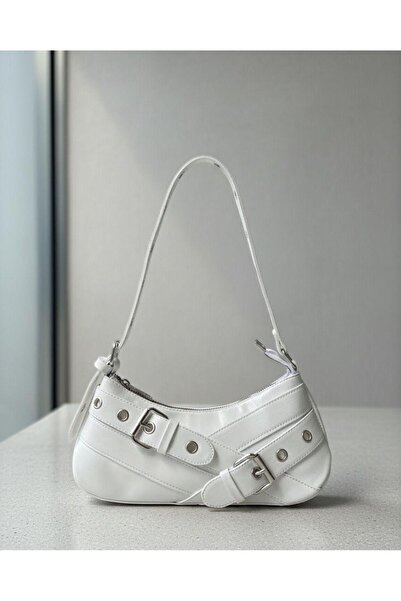 dibcollectionn Shoulder Handbag with Belt Detail