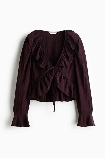 H&M Frilled blouse