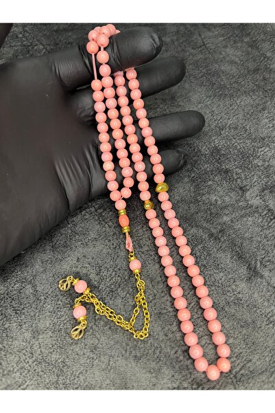 Mos Tespih سبحة صلاة طبيعية من المرجان التونسي الأصلي عالي الجودة مقاس 99