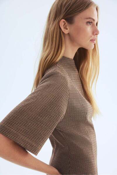 H&M Stand-collar mini dress