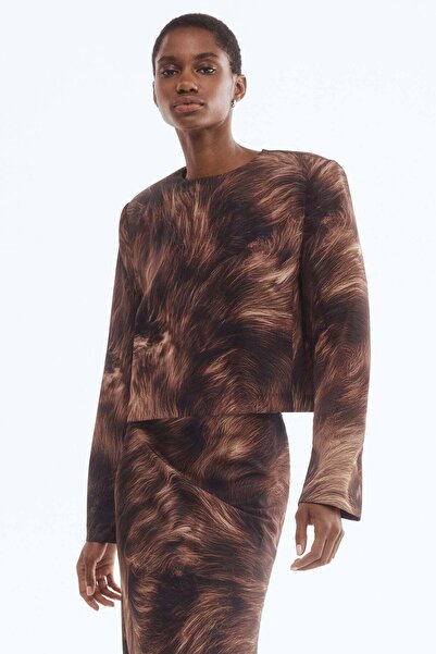 H&M الجزء العلوي مزود ببطانة كتف