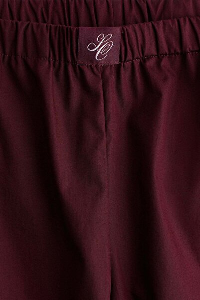 H&M Cotton poplin trousers