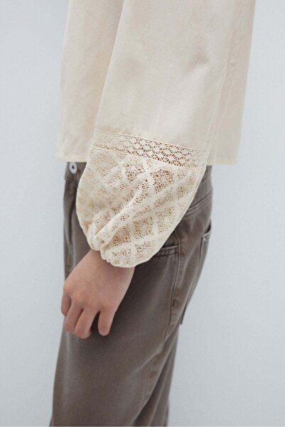 H&M Lace-detail blouse
