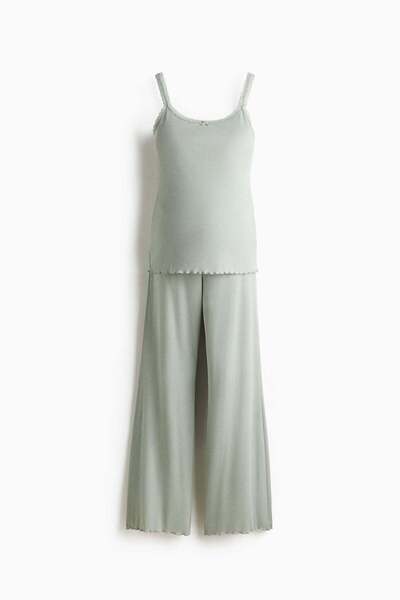 H&M MAMA Ribbed pyjamas