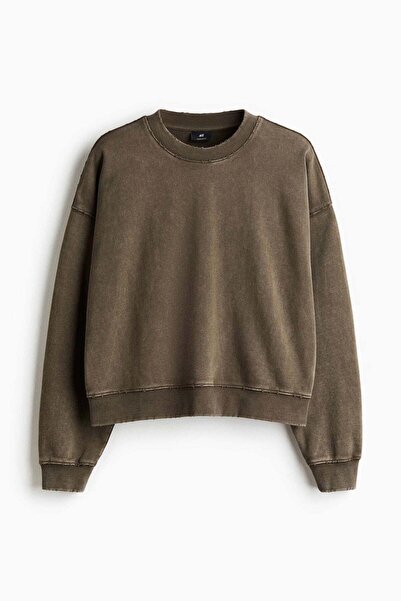 H&M Oversized Fit washed-look sweatshirt