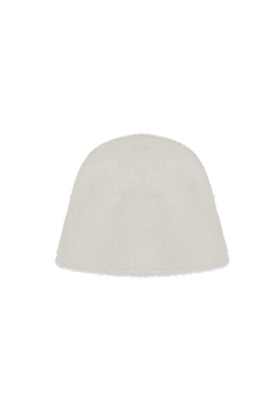 rue Furry ecru beret
