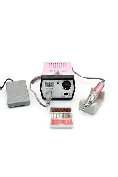 global fashion Electric file, Nail drill, ZS-713, 65W, 35000 rpm, Pink