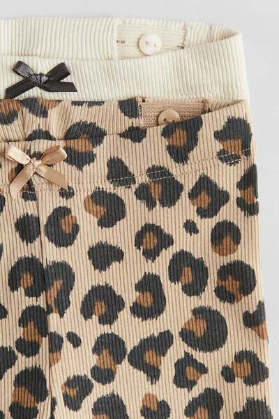 H&M 2-pack ribbed cotton leggings