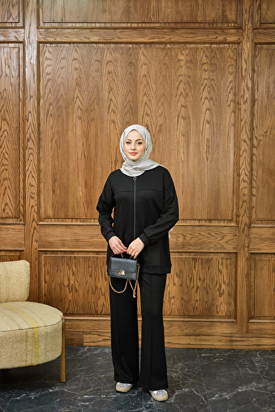 LOCCO Γυναικείο Σετ Μαύρο Cima Detail Δύο τεμαχίων