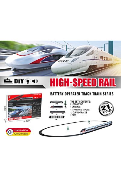 regency Tren Express regency, scara 1:43, 21 piese, Multicolor