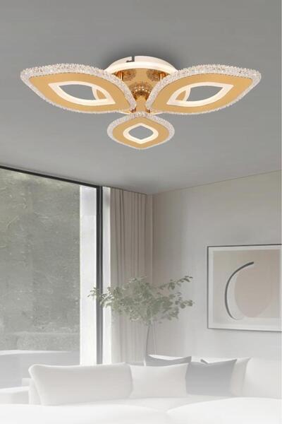 Eray Aydınlatma T008-3 Gold Kumandalı Led Avize