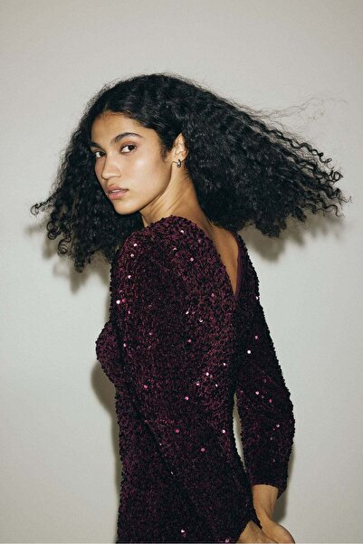 H&M Sequined mini dress