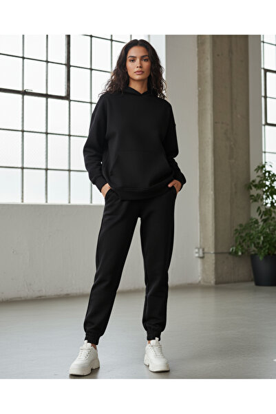 Gollinger Γυναικείο Σετ Φόρμας - Φούτερ με Κουκούλα & Σετ με Λαστιχένια Μπατζ...