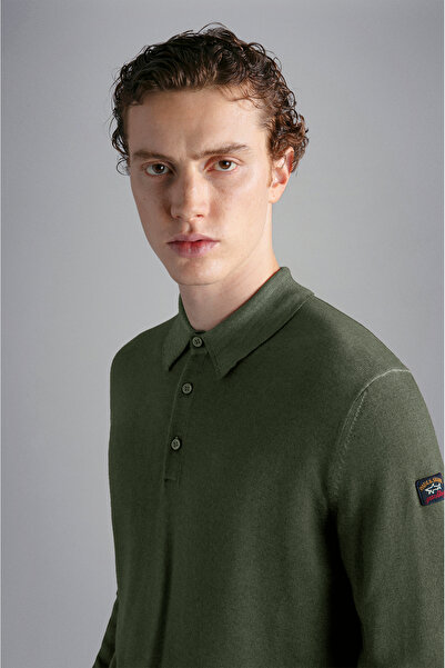PAUL&SHARK MEN'S WOOLLEN POLO SHIRT