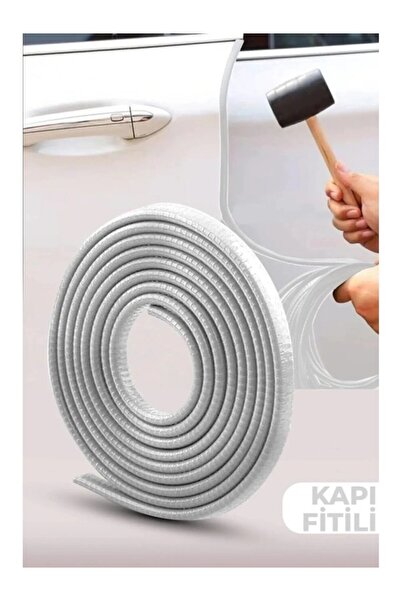 Oto Çizgi Oto Araç Kapı Koruma Fitili 5metre Parlak Beyaz Renk Çarpma Çizilme...