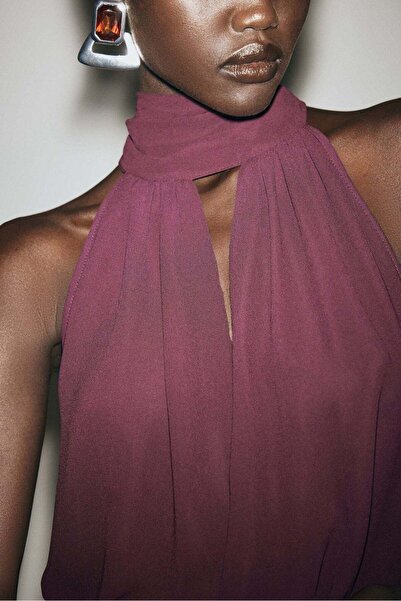 H&M Scarf-collar top