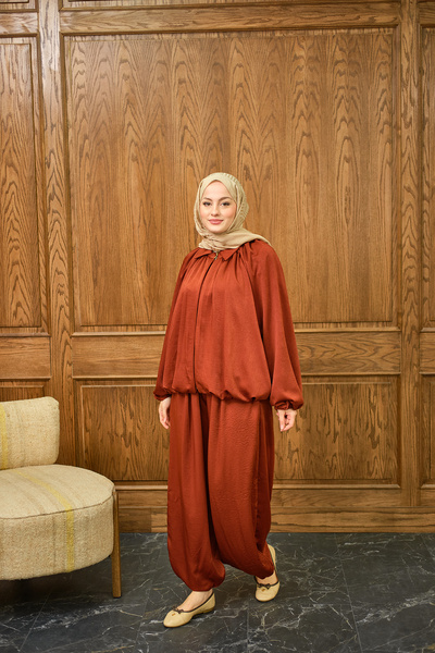 LOCCO Women's Hidden Zipper Detail Suit Tile