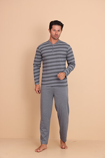 Redline Hunt Regular Men's Long Sleeve Pajama Set