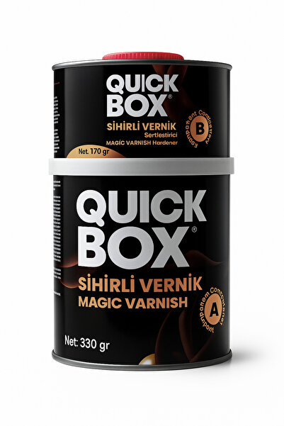 Ünlü Boya Quickbox Sihirli Vernik 500 Gr