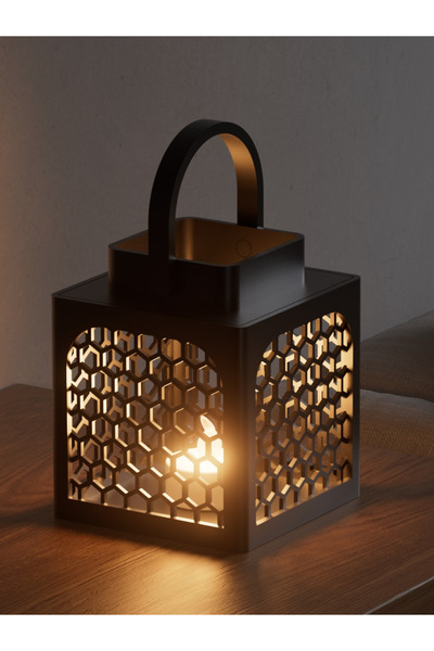 Lunera Accessories Fener Mumluk | 3D Baskı El Yapımı Dekoratif Fener | Modern...