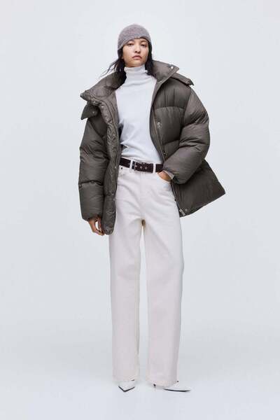 H&M Hooded down puffer jacket