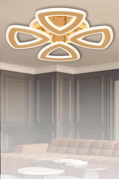 Eray Aydınlatma 3264-4 Gold Kumandalı Led Avize