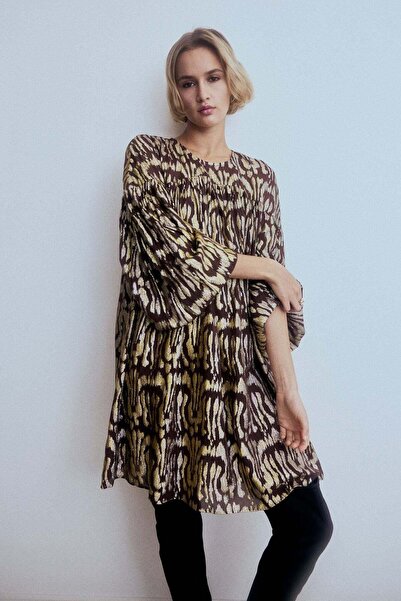 H&M Oversized jacquard-weave dress