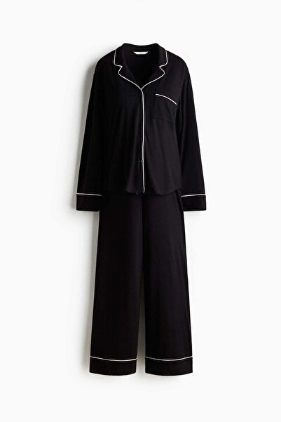 H&M MAMA Piping-detail pyjamas