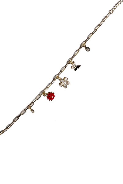 New Obsessions Luck Charms Dangle Gold Bracelet