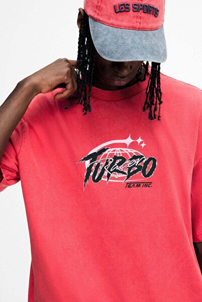 H&M Loose Fit Washed T-shirt