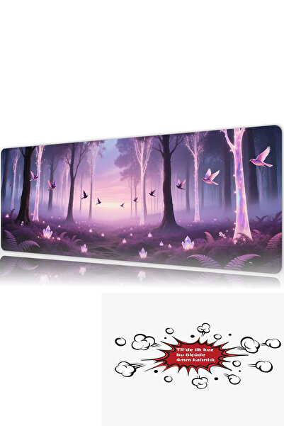 urzuva Enchanted Dawn 90x40 4MM Kalınlık Premium Gaming oyuncu mousepad, Anti...