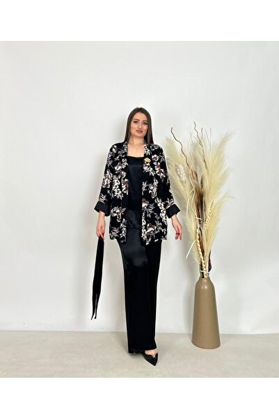 DE WHITES Plus Size 3-Piece Suit with Blazer, Pants and Jacket