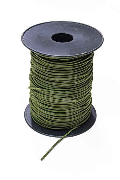 Dokumarkt 2 mm Round Rubber Cord - Smart Lacing Rubber - Accessory Rubber - 100 Meters