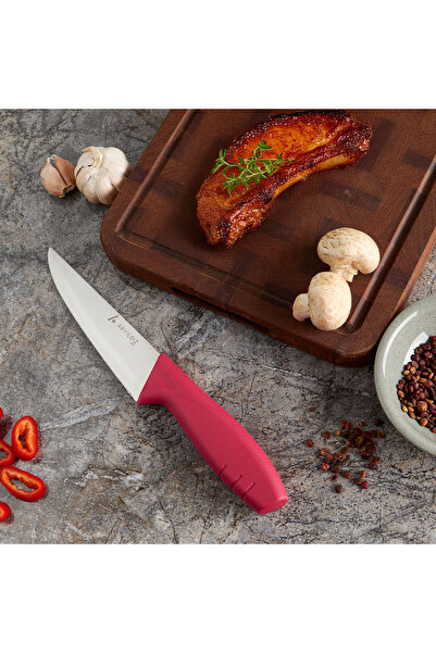 Aryıldız Primo Et Bıçağı Bordo 14,5 cm